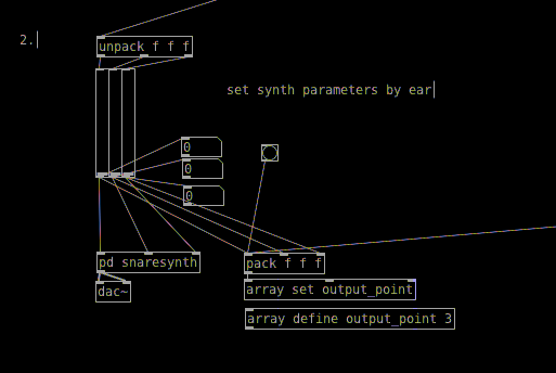 Pure Data Environment Abstract showing various components