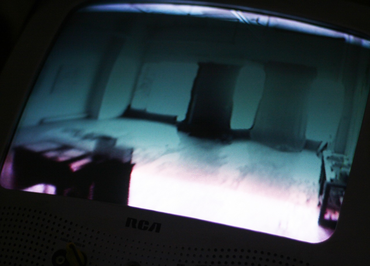 television display of front gallery space